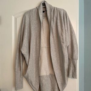 Grey flowy cardigan